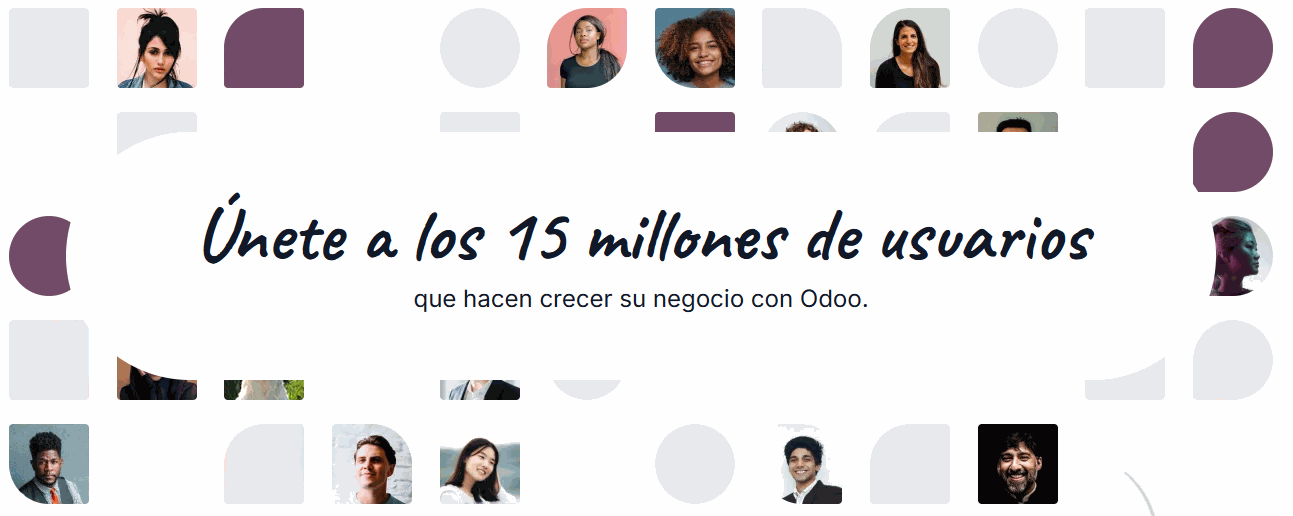 Odoo • Texto e imagen